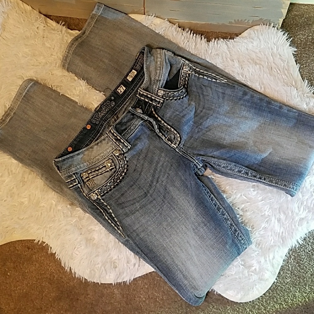 Miss Me mid rise boot cut jeans